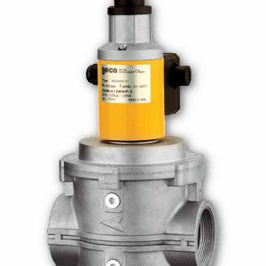 Van điện từ gas Geca mở chậm đóng nhanh 1 1/4", 1 1/2", 2" - Pmax 360mbar