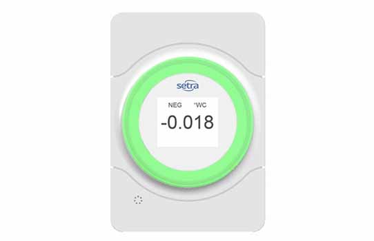 Màn hình giám sát áp suất phòng Setra LITE050LBDWPVOAN